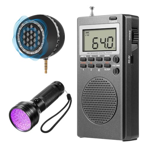 Jooehyer Ausr¨¹stungskit Ausr¨¹stung Beinhaltet 1 Paranormal-Radio, 1 Lautsprecher, 1 LED-UV-Taschenlampe, Forschungswerkzeuge von Jooehyer