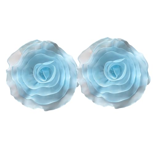 Jooehyer Blaue Mehrlagige Dreidimensionale Gaze-Blumen-Ansteckblume für Hochzeitskleider, Applikationen, Dekoration, DIY, Dekorative Blumen Jooehyer Blaue Mehrlagige Dreidimensionale Gaze-Blumen-Ansteckblume für Hochzeitskleider, Applikationen, Dekoration, DIY, Dekorative Blumen von Jooehyer