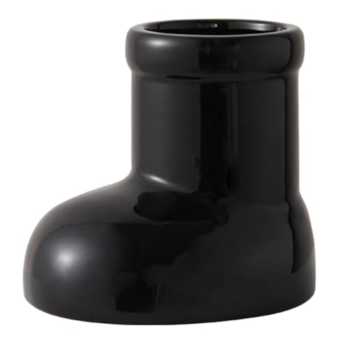 Jooehyer Boot Shape Pen Container Ornament Dekorative Aufbewahrung Wohnkultur Accessoires Schwarz von Jooehyer