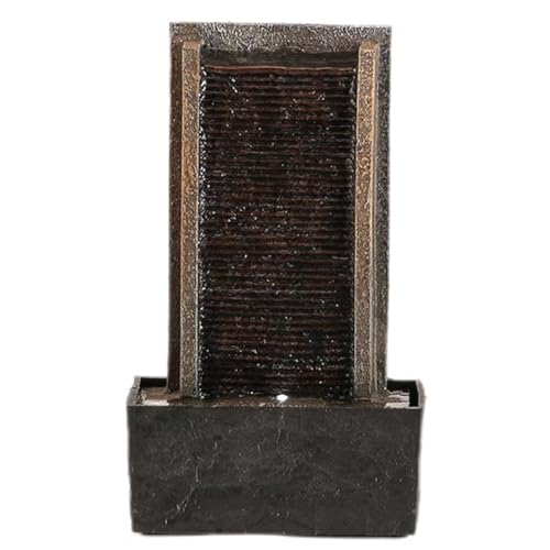 Jooehyer Desktop Waterfall Fountain Relaxation Fountain Home Office Schlafzimmer Dekoration USB von Jooehyer