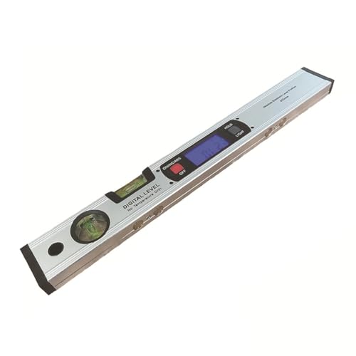 Jooehyer Digitale Wasserwaage mit Libelle, Winkelmesser, Magnet und Gradmessung - 400 mm Digitale Wasserwaage Jooehyer Digitale Wasserwaage mit Libelle, Winkelmesser, Magnet und Gradmessung - 400 mm Digitale Wasserwaage von Jooehyer