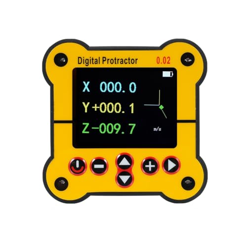 Jooehyer Digitaler Winkelmesser mit Achsen, Elektronische Wasserwaage, Winkelmesser, Neigungsmesser, Aufl?sung 0,02¡ã, Holzbearbeitungswerkzeug Jooehyer Digitaler Winkelmesser mit Achsen, Elektronische Wasserwaage, Winkelmesser, Neigungsmesser, Aufl?sung 0,02¡ã, Holzbearbeitungswerkzeug von Jooehyer