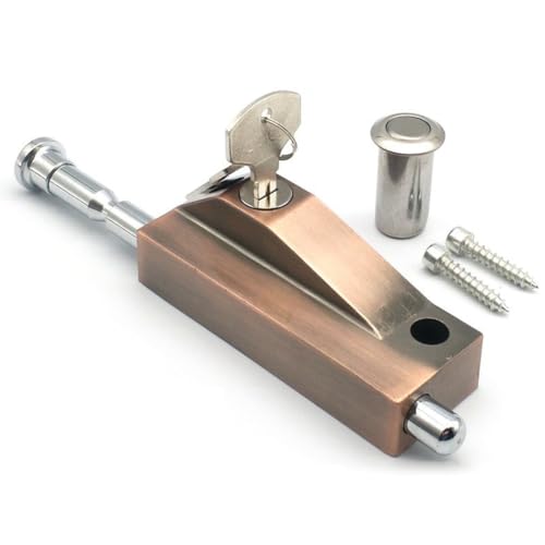 Jooehyer Drehtürriegel, Türrahmen, Türschloss, Doppeltür, Federriegel, Diebstahlsicherung, Ineinander Greifende Heim-Hardware-Dekoration A von Jooehyer