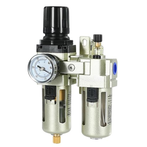 Jooehyer Druckregler Wasserfilter AC3010-03 Druckluft Aluminiumlegierung Legierungsstock-Manometer von Jooehyer