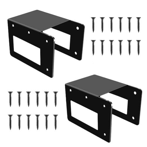 Jooehyer Einstellbare Brennholzregal -Racks Hochleistungs -Log -Speicherlösungshalterung Bracket Kit Innen- und Außengebrauch von Jooehyer