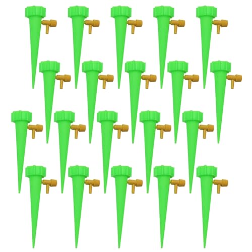 Jooehyer Einstellbarer Tropfer, Automatisches Bewässerungsset, Automatisches Tropfbewässerungssystem, Pflanzenbewässerungsgerät, Grün von Jooehyer
