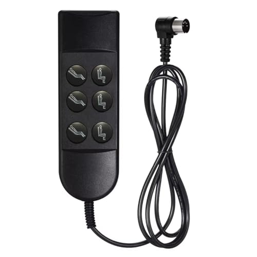 Jooehyer Elektrischer Pflegebett-Handcontroller, Stehstuhlschubstange, Motor f¨¹r Haushaltsger?te, 22AWG 4-Kabel, Wippschalter von Jooehyer
