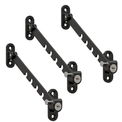 Jooehyer Fensterstopper-Verriegelung, Fensterpositionierungsstopp, Heimsicherheit, Tür- und Fensterflügelschloss, Babyschutz A von Jooehyer