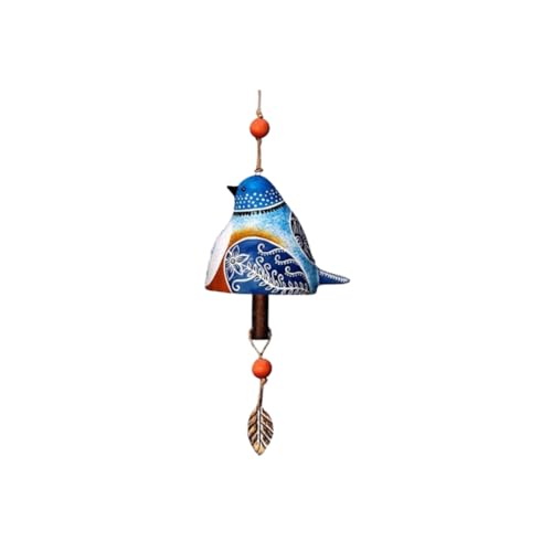 Jooehyer Gartendekoration mit Vogelgesangsglocke, Rustikales zum Aufhängen, Metallrohrglocke, Türklingel, Festgeschenk B Jooehyer Gartendekoration mit Vogelgesangsglocke, Rustikales zum Aufhängen, Metallrohrglocke, Türklingel, Festgeschenk B von Jooehyer
