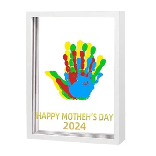 Jooehyer Hand- und Fußabdruck-Set für Kleinkinder, Handgefertigtes Handabdruck-Fotorahmen-Set, Kreativer Erinnerungsrahmen für Kleinkinder Fürs Kinderzimmer Jooehyer Hand- und Fußabdruck-Set für Kleinkinder, Handgefertigtes Handabdruck-Fotorahmen-Set, Kreativer Erinnerungsrahmen für Kleinkinder Fürs Kinderzimmer von Jooehyer