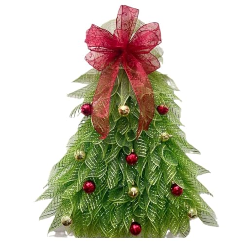 Jooehyer Handgemachter Weihnachtsbaumkranz für die Haustür, Weihnachtskränze, Weihnachtskranz, Türkranz, Außen- und Innenkranzdekor Jooehyer Handgemachter Weihnachtsbaumkranz für die Haustür, Weihnachtskränze, Weihnachtskranz, Türkranz, Außen- und Innenkranzdekor von Jooehyer