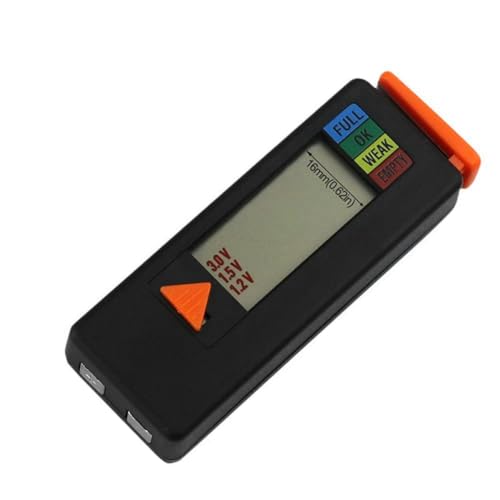 Jooehyer Handy Battery Level Monitor, Kleiner Batterie -Tester mit LCD -Display f¨¹r Den Haushaltsgebrauch von Jooehyer
