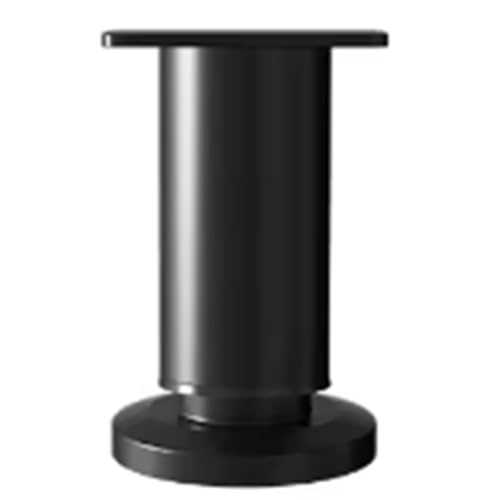 Jooehyer Höhenverstellbare Metallbeine für die Möbelstütze, Ideal für Bettensofa Schrank/Couch Tisch Schwarz 8-12 cm von Jooehyer