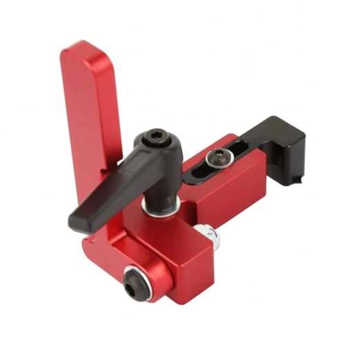 Jooehyer Hohe Genauigkeit T-Slot-Schleife Stopper Legierung Stahl Typ 75 Gehrungsstrecke Schienenstopp Gehrungsstation für Holzbearbeitung DIY-Tischsäge von Jooehyer