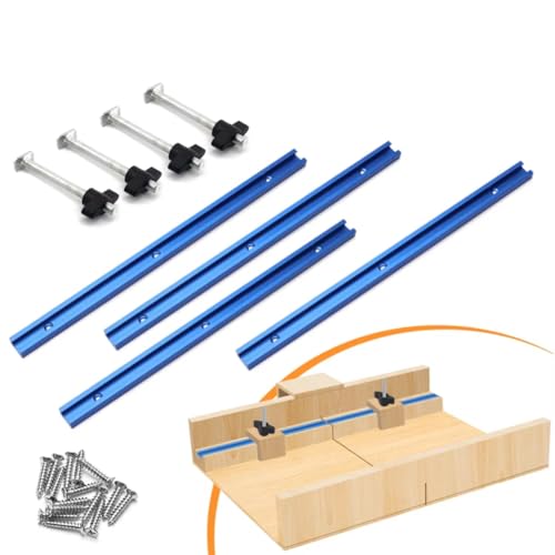 Jooehyer Holzbearbeitung 19 T-Track-Kit und Zubehör Aluminium T-Tracks Slot Gehrung DIY Crosscut Sled Tool Jooehyer Holzbearbeitung 19 T-Track-Kit und Zubehör Aluminium T-Tracks Slot Gehrung DIY Crosscut Sled Tool von Jooehyer