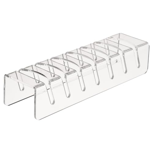 Jooehyer Hut-Organizer, Hutständer für Baseballkappen, Acryl-Huthalter für 7 Baseballkappen für Schlafzimmer, Schrank, Kommode, A Jooehyer Hut-Organizer, Hutständer für Baseballkappen, Acryl-Huthalter für 7 Baseballkappen für Schlafzimmer, Schrank, Kommode, A von Jooehyer