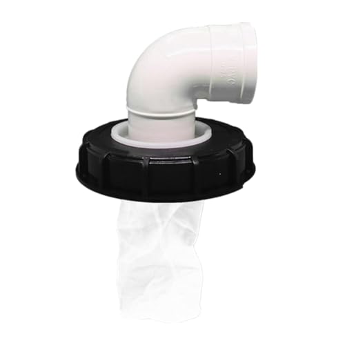 Jooehyer IBC Deckelfilter 165mm 90° Tonnendeckel mit Waschbarem Nylon IBC Tankdeckelfilter Zur auf IBC Container Regenwassertank von Jooehyer
