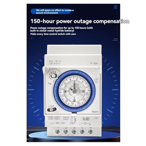 Jooehyer Industrial Track Installationszeit Relais CNC Sul181d 24-Stunden AC110-230V Mechanische Timer-Zeitregelschalter von Jooehyer