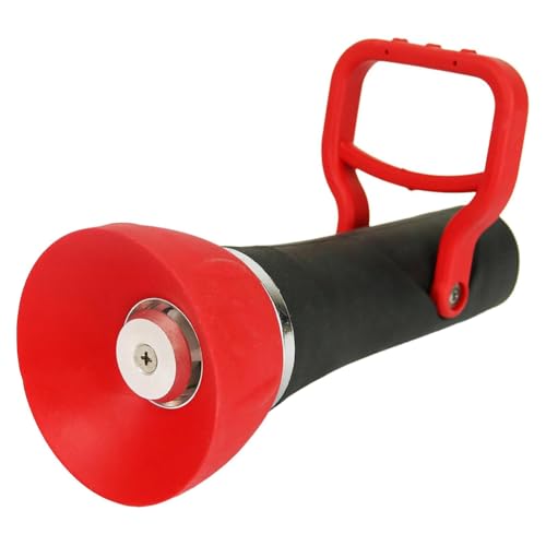 Jooehyer Industrielle Feuerwehrmesserstil Hochfluss Grip Düse Gartenschlauchdüse mit Gewindeschlauchanschluss 250 Psi Max von Jooehyer