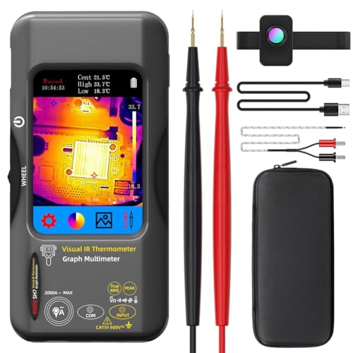 Jooehyer Infrarot W?rmekamera W?rmelegenbildungskamera Multimeter 320 ¡Á 320 Aufl?sung 25 Hz -Sendentester 15 W?rmepaletten von Jooehyer