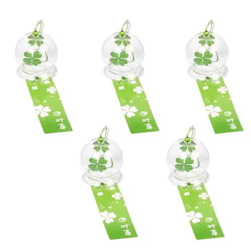 Jooehyer Japanisches Aus Glas, Raumdekoration, Türklingel, Wandbehang, Außendekoration, Vierblättrig Jooehyer Japanisches Aus Glas, Raumdekoration, Türklingel, Wandbehang, Außendekoration, Vierblättrig von Jooehyer