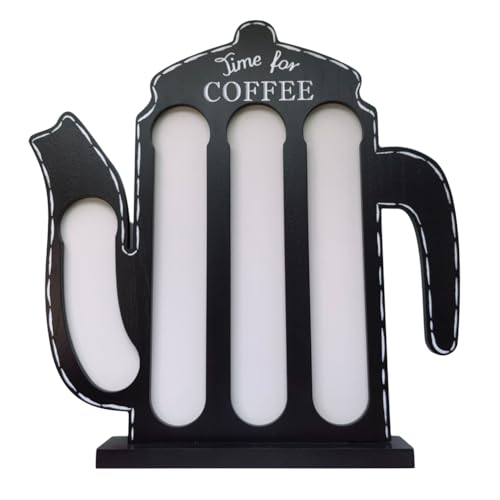 Jooehyer Kaffeebeutel-Aufbewahrung, Kaffeebeutelhalter, Große Kapazität, Kaffeeweißer-Aufbewahrungsbox, Holzkaffeebeutel, Holzornamente B Jooehyer Kaffeebeutel-Aufbewahrung, Kaffeebeutelhalter, Große Kapazität, Kaffeeweißer-Aufbewahrungsbox, Holzkaffeebeutel, Holzornamente B von Jooehyer