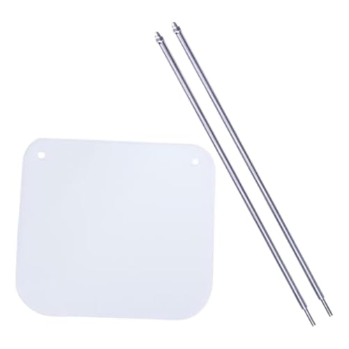 Jooehyer Kunstschleifwerkzeug Acryllünette Splash Guard mit Montagestange, Ideal für Keramik- und Bunthandwerksprojekte von Jooehyer
