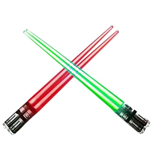 Jooehyer Leuchten Lichtschwert -Essst?bchen Blinkende Essst?bchen 2 Paare Essst?bchen Rotgr¨¹n Jooehyer Leuchten Lichtschwert -Essst?bchen Blinkende Essst?bchen 2 Paare Essst?bchen Rotgr¨¹n von Jooehyer
