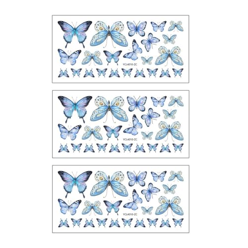 Jooehyer Leuchtend Schmetterling Wandaufkleber Schmetterling Aufkleber Schlafzimmer Dekoration von Jooehyer