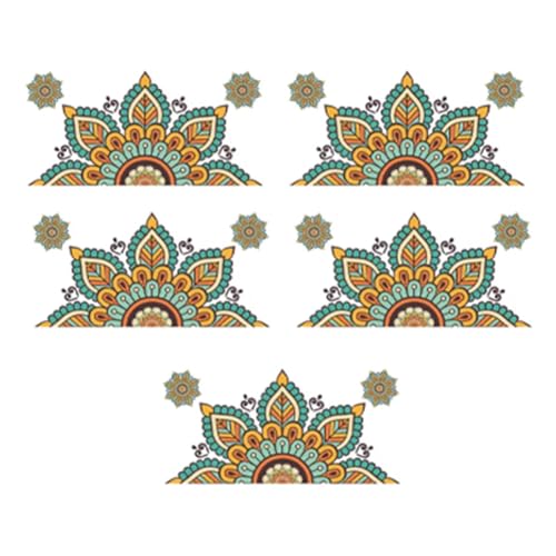 Jooehyer Mandala Wandaufkleber Tapetenaufkleber Selbstklebende Hintergrunddekoration Geeignet für Wohnzimmer 5St Jooehyer Mandala Wandaufkleber Tapetenaufkleber Selbstklebende Hintergrunddekoration Geeignet für Wohnzimmer 5St von Jooehyer