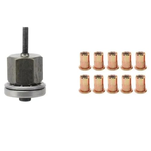 Jooehyer Manuelle Nietschraube Nietzange Nietmutter Werkzeugadapter Metallkennzeichen Einfache Installation 11pc M3 Jooehyer Manuelle Nietschraube Nietzange Nietmutter Werkzeugadapter Metallkennzeichen Einfache Installation 11pc M3 von Jooehyer