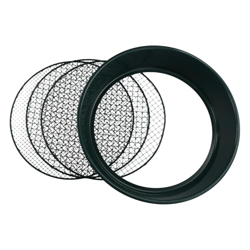Jooehyer Maschensieb, Steingartensieb, Bodensieb, Sandsieb-Set, Stapelbare Sortierpfanne Zur Goldsuche Jooehyer Maschensieb, Steingartensieb, Bodensieb, Sandsieb-Set, Stapelbare Sortierpfanne Zur Goldsuche von Jooehyer