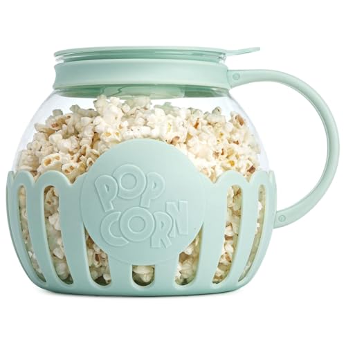 Jooehyer Mikrowave Popcorn Popper- Merkmale Temperatur Sicheres Glas, Kernelmessung Des Deckels und Butterschmelze, Spülmaschine Safe von Jooehyer