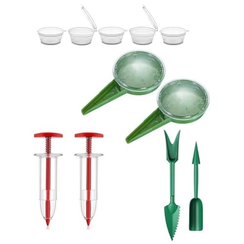 Jooehyer Mini-Sämaschine, Saatgut-Sämaschinen-Werkzeug, Handsämlingsstreuer und Besen-Set, Kleiner Streuer, Handsämaschine Jooehyer Mini-Sämaschine, Saatgut-Sämaschinen-Werkzeug, Handsämlingsstreuer und Besen-Set, Kleiner Streuer, Handsämaschine von Jooehyer