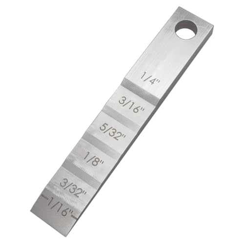 Jooehyer Pipefitter Tools 2130 Kleiner Rohrabstandshalter, Keil, Stufenlehre, Stufenfühlerlehre zum Rohrabstandsschweißen von Jooehyer