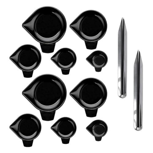 Jooehyer Plastik 10pcs 5 Größen Digitales Maßstabschale mit Schaufel, Elektronische Wiegepulverpfanne, Waageschale von Jooehyer