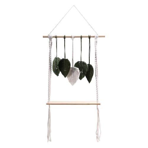 Jooehyer Popmician Handgefertigtes Blumenbecken Aus Gewebten Blättern und Holzstäben von Jooehyer