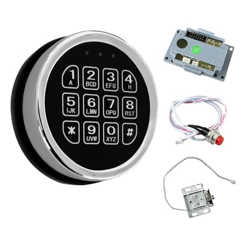 Jooehyer Safe Sperre für Zinklegierung Tastatur Schloss 14 Bandkabel Motherboard & Reset Taste Lock Set von Jooehyer