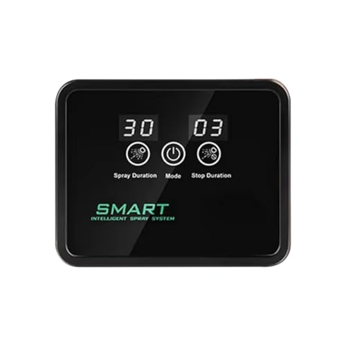 Jooehyer Touchscreen-Sprinklersteuerung, Elektronischer Luftbefeuchter, Timer-Sprinkler, Regenwald-Sprinklersystem, EU-Stecker von Jooehyer