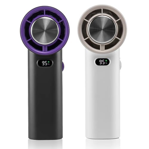 Jooehyer Tragbarer Mini-K¨¹hlventilator, Handstrahlventilator, Hochgeschwindigkeits-Kanalventilator mit Motorwind von Jooehyer