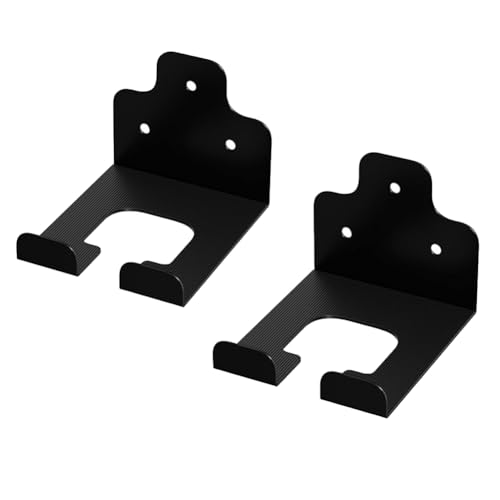 Jooehyer Trimmer-Regal für die Garage, Aufhänger für Gartengeräte, Halter für Unkrautvernichter, Wandmontage für Garagen-Trimmer, 2er-Pack von Jooehyer