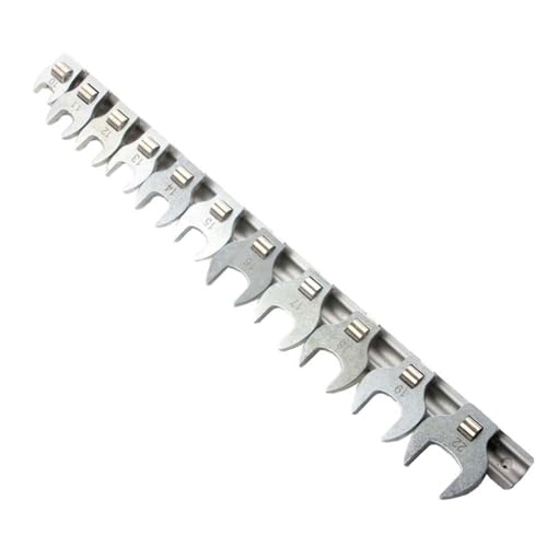Jooehyer Umfassendes 3/8-11-Teiliger Schnell-Rat-Schraubenschlüssel-Kit mit Austauschbaren Open-End-Hornköpfen von Jooehyer