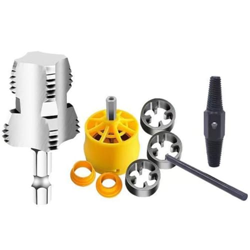 Jooehyer Universelles Drahtschneidewerkzeug, Wasserrohr-Innenloch-Drahtschneider, PPR, 4 Punkte, 6 Punkte, PVC-Kunststoff, PE-Rohr, Elektrische Bohrmaschine Jooehyer Universelles Drahtschneidewerkzeug, Wasserrohr-Innenloch-Drahtschneider, PPR, 4 Punkte, 6 Punkte, PVC-Kunststoff, PE-Rohr, Elektrische Bohrmaschine von Jooehyer