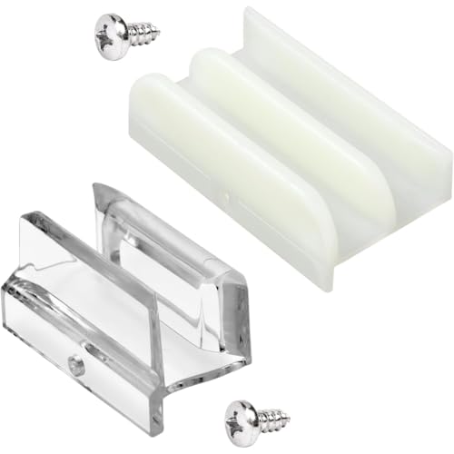 Jooehyer Unter der Unterseite mit Schraube für Glasduschtüren Passt 1/2in & 3/8 - -Glasdicke Jooehyer Unter der Unterseite mit Schraube für Glasduschtüren Passt 1/2in & 3/8 - -Glasdicke von Jooehyer