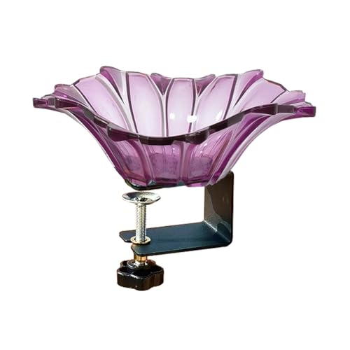 Jooehyer Vogelbad f¨¹r Balkon, Gel?nder, Vogelfutterstation, Vogelbadschale, Zaun, Vogelbad mit Robuster, Verstellbarer Basis, Deckgel?nder, Violett Jooehyer Vogelbad f¨¹r Balkon, Gel?nder, Vogelfutterstation, Vogelbadschale, Zaun, Vogelbad mit Robuster, Verstellbarer Basis, Deckgel?nder, Violett von Jooehyer