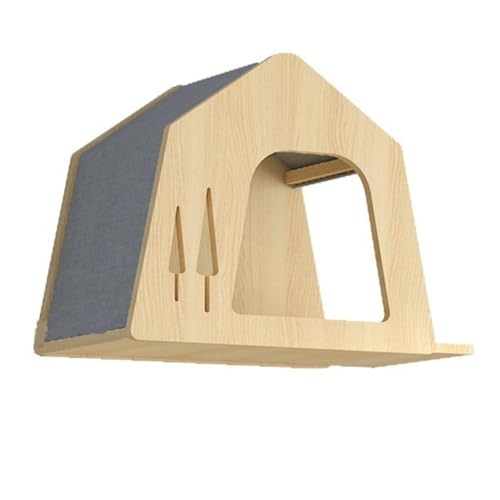 Jooehyer Wandmontiertes Katzenbett Aus, Wandmontiertes Katzenbett, Spielzeugm?Bel f¨¹r Kleine Haustiere, B von Jooehyer