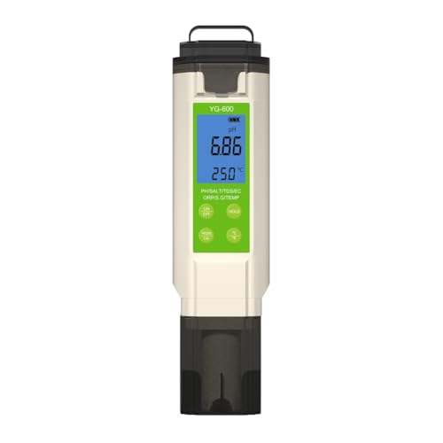 Jooehyer Wasserqualitätstester 7 in 1 Fischtank -Pool -Analysator PH/EC TDS/Salz/ORP -Temperatur Jooehyer Wasserqualitätstester 7 in 1 Fischtank -Pool -Analysator PH/EC TDS/Salz/ORP -Temperatur von Jooehyer