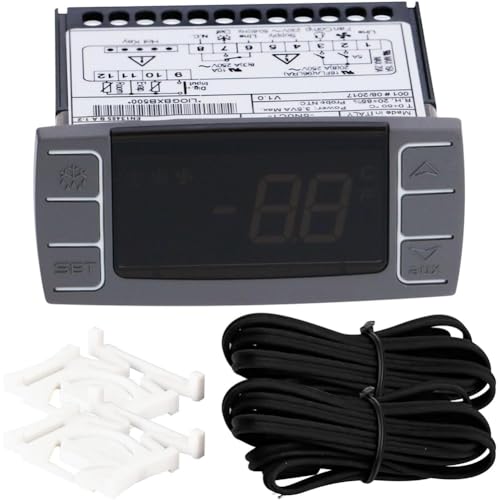 Jooehyer XR06CX-4N1F1 Digitaler Temperaturcontroller für 120 V 50-60 Hz Gefrierschrank mit Programmierbaren Einstellungen von Jooehyer