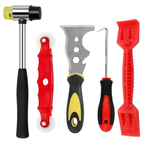 Jooehyer für Glaswerkzeugkit, Glasschaufel -Paddel für die Entleerung Von Perlen, Spline -Entfernungshaken für, Türwerkzeug -Werkzeug -Set von Jooehyer