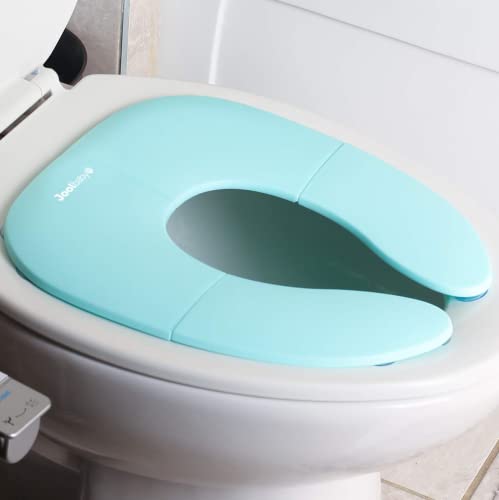 Jool Baby Reise-Töpfchensitz für Jungen und Mädchen, passend für runde und ovale Toiletten, rutschfeste Saugnäpfe, inklusive Reisetasche von Jool Baby Products